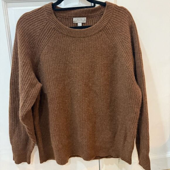 J.Crew Brown Cashmere Sweater - Picture 1 of 2